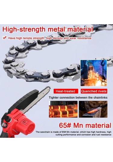 Hallow E24158 Kolay Montaj 8 İnç Elektrikli Yedek Testere Zinciri