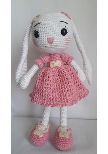 Amigurumi Pembe Tavşan Oyuncak