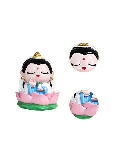 Suntek Çin Figürleri Heykel Dekorasyonu Taşınabilir Guanyin