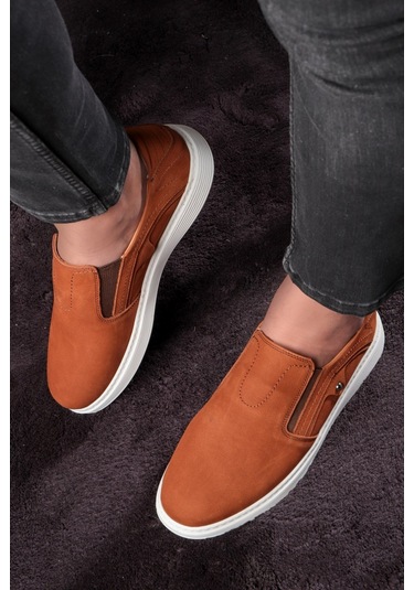 Ducavelli Flloyd Hakiki Deri Erkek Günlük Ayakkabı, Yazlık Ayakkabı, Hafif Ayakkabı, Loafer Ayakkabı Taba