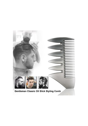 Qingmipy Çift Taraflı Masajlı Saç Tarak - Geniş Dişli Saç Şekillendirme Fırçası