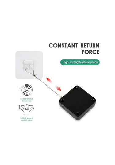 Fortunelane Beyaz Otomatik Kapı Kapatıcı, 800g Güç, 1.2m Kablolu, Verimli Yalıtım Sağlar, Çelik Kapı İçin Kullanılır