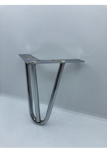 Metal, 15 12 12cm Krom Koltuk,dolap,baza, Mobilya Ayağı 4 Adet