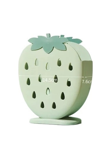 Ambition Sevimli Çilek Yemek Çubuğu Tutucu Drenaj Raf Mutfak