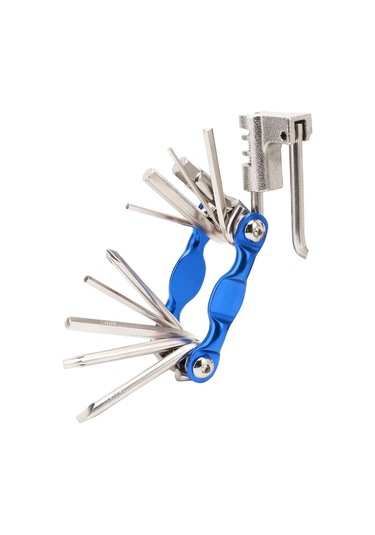 Suntek Taşınabilir Çok İşlevli Bisiklet Tamir Aleti Seti 11 Mavi