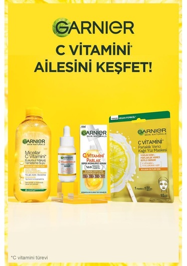 Garnier Micellar C Vitamini Makyaj Kusursuz Temizleme Suyu 400 ML