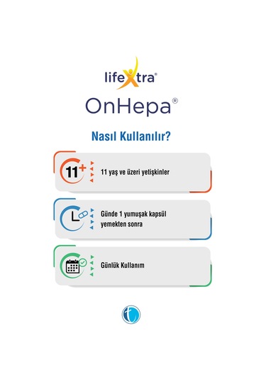 Lifextra OnHepa Takviye Edici Gıda 30 Kapsül