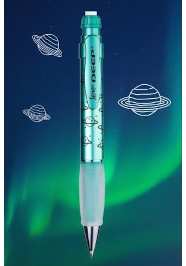 SERVE DEEP MEK KURSUN KALEM 07MM MET YESIL GEZEGEN