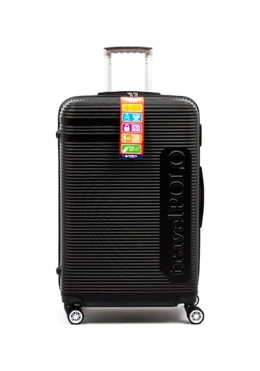 Travel Polo Xxlbattal Boy Dev Boy 90 Cm Valiz & Bavul Siyah