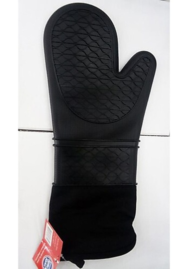 Silikon Fırın Tepsi Eldiveni Siyah