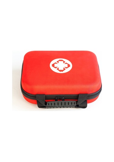 Sones Eva Taşınabilir Araba Ev Açık Hava Acil Durum Malzemeleri Kiti Hayatta Kalma Kurtarma Kutusu Kırmızı