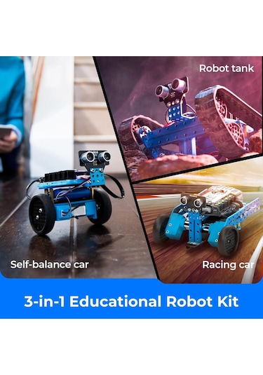 Makeblock Mbot Ranger, 3'ü 1 Arada Programlanabilir Robot Yapım Seti Akıllı Oyuncaklar