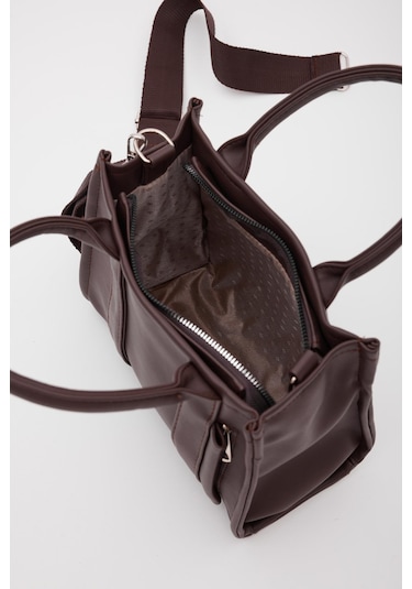 Shule Bags Miles Tote Bag Acı Kahve Acı Kahve