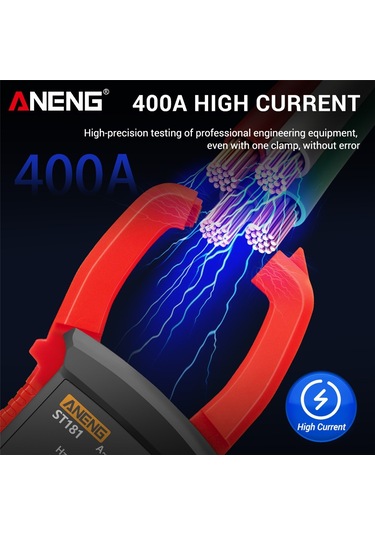 Red-st181 Dijital Pens Metre 4000 Sayım Dc/ac Akım Multimetre Ampermetre Gerilim Test Cihazı Araba Amp Hz Kapasite Ncv Ohm Testi