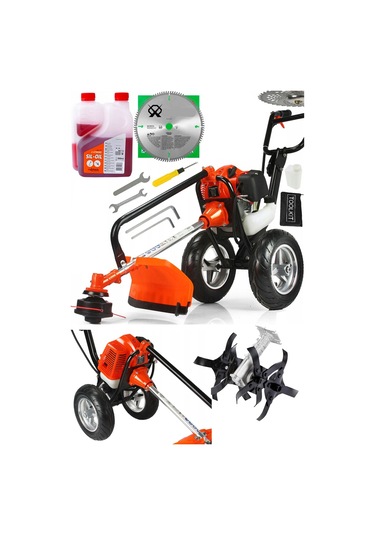 Staxx B9900C Benzinli Tekerlekli Tırpan + Çalı Ot Çapalama Makinesi