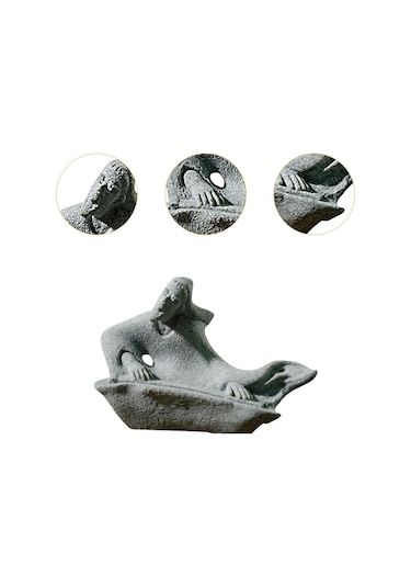 Suntek Antik Çin Heykelcik Heykeli Yapıt Kanunlu-yaşlı-adam