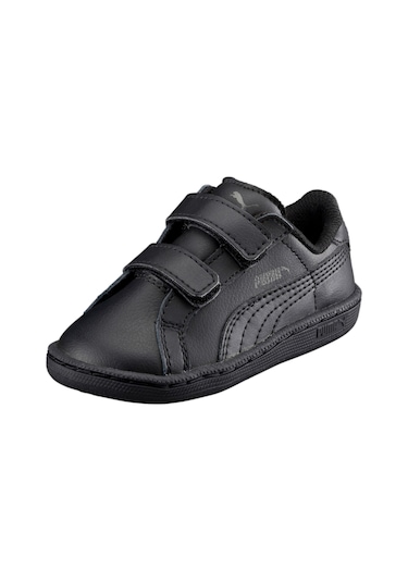 Puma Smash Leather V Çocuk Ayakkabı 361591 05 Siyah