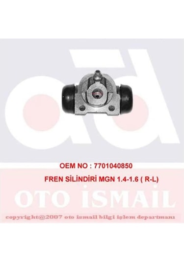 Fren Sılındırı Arka Sağ-sol Megane I 96 17.5mm