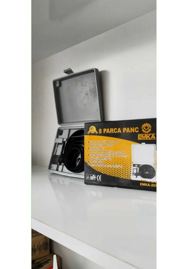 Emka 8 Parça Karbon Çelik-panç-delik Açma Testere Seti