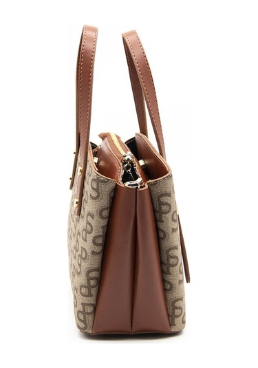 Silver&polo 1021 Kadın El Ve Omuz Çantası Bej Kremit Bej - Kiremit