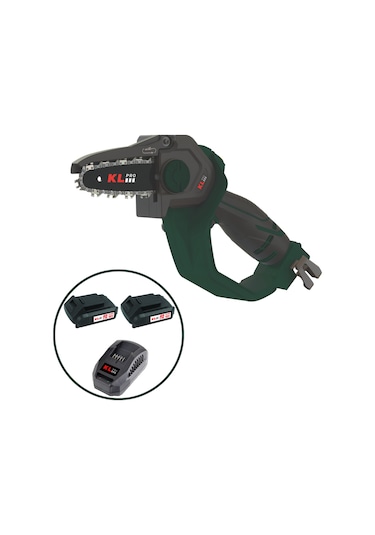 Klpro KLBZT18B-20 18V 2AH Çift Akülü Kömürsüz Zincirli Testere 179 MM
