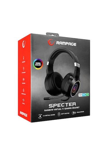 Rampage RM-K56 SPECTER  7.1Gaming Mikrofonlu Oyuncu Kulaklığı