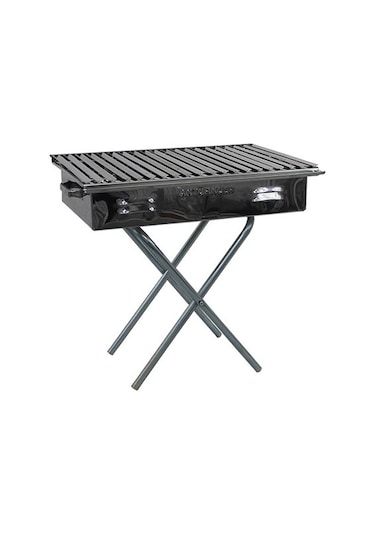 Aktürkler Paslanmaz Oluklu Küçük Seyyar Ayaklı Kömür Mangalı