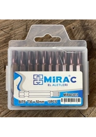 Mrc T30 Bits Uç Crv 50mm Buldex Vida Sıkma Ucu T30 Tork Vida Ucu 10adet