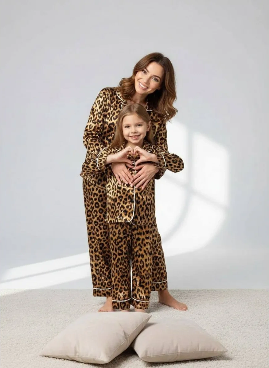 Kids Laugh Çocuklar İçin İpek Pijama Takımı Pantolonlu 182665603 Bej