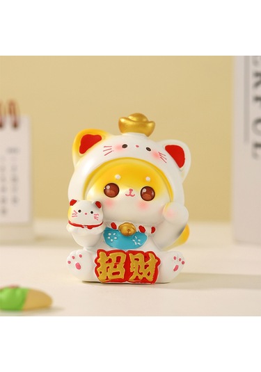 Altınemici Kedicik Karikatür Sevimli Masaüstüara Desorasyonu 1 Adet