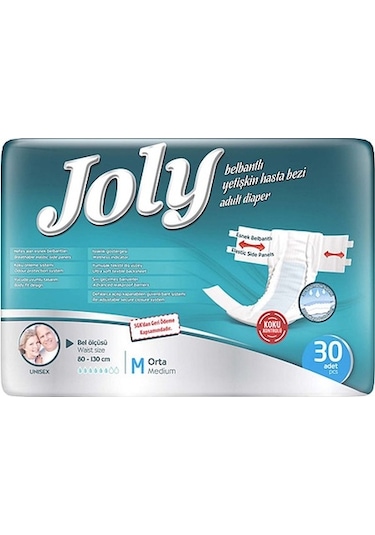 Joly Belbantlı Hasta Bezi Orta Boy M 30'Lu