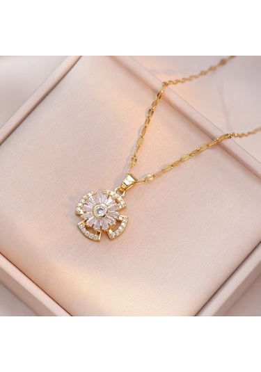 Bayan Kolye: Moda Estetiği Titanyum Çelik Kolye No.278 Çok REnkli