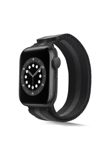 Apple Uyumlu  Watch Seri 2/3/4/5/6/7/8/se 38 MM-40 MM-41 MM Hasır Metal Kordon