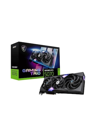 MSI Gaming Trio RTX 5070 OC 12GB GDDR7 192Bit Ekran Kartı