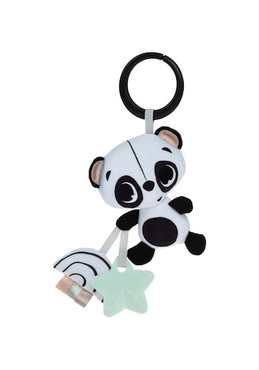 Tiny Love 0-3 Yaş Peluş Panda Bebek Arabası Oyuncağı Black & White Koleksiyonu