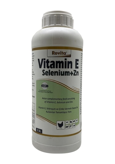 Royal İlaç Vitamin E Selenium + Zn 1 L Kanatlı Hayvanlar İçin Vitamin Ve Mineral Destekleyici Yem