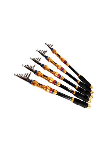 1.8-3.6m İplik Olta Teleskopik Karbon Olta Kamışı Taşınabilir Tekne Sazan Oltalar 2.4 M