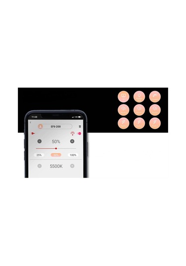 Jinbei EFII-200W Led 5500 K Bebek & Çocuk Çekim Seti