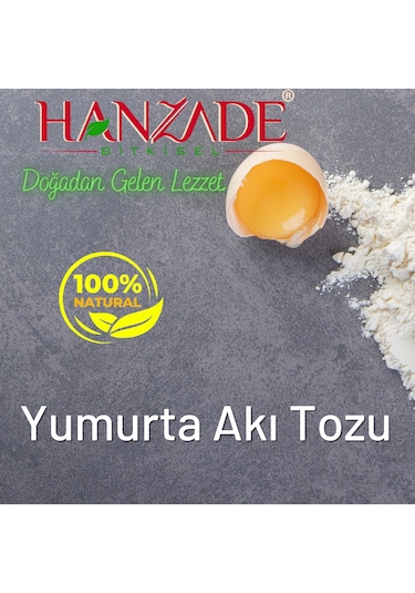 Hanzade Bitkisel Yumurta Akı Tozu Merenk Tozu 100 G