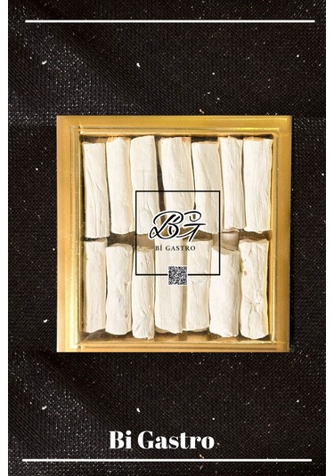 Sütlü Fıstıklı Çifte Kavrulmuş Fitil Lokum - Türk Lokumu - 400 Gr