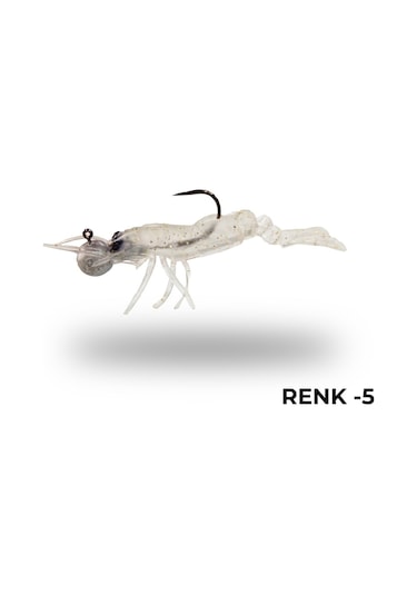 Avlivari 3D Shrimp 7.62Cm Silikon Karides