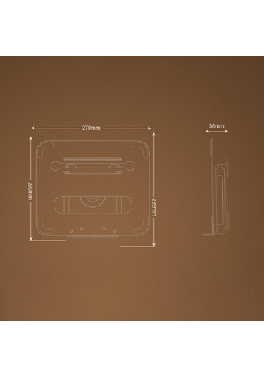 Homyl 360 Döner Tabanlı Dizüstü Bilgisayar Yükseltici Gri