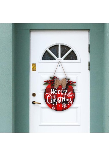 Suntek Halat Ile Noel Kapı Askı Pencere Partisi Yard Kırmızı