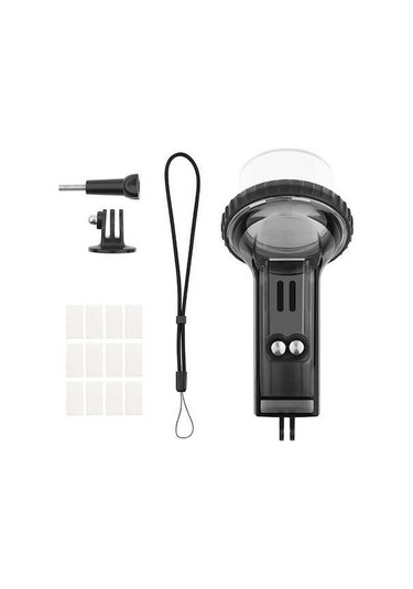 Ebitda Spor Kamerası Su Geçirmez Kasa Dalış, Osmo Pocket 2 İçin Kayışlı, Siyah Siyah