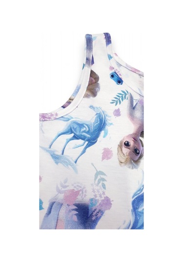 Elsa Kız Çocuk Elbise St07437 Mavi