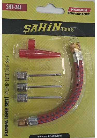 Şahin Tools Bisiklet Top Şişirme İğne Seti 5 Parça Şht-241