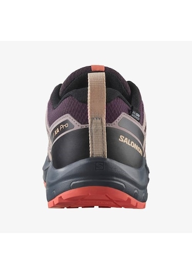 Salomon Xa Pro V8 Waterproof Cck Plum Kitten/turbulence/fusion Coral Outdoor Ayakkabı L47857100 Bordo