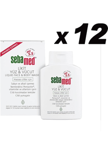 Sebamed Likit Yüz&vücut Temizleme 20ml 12'li