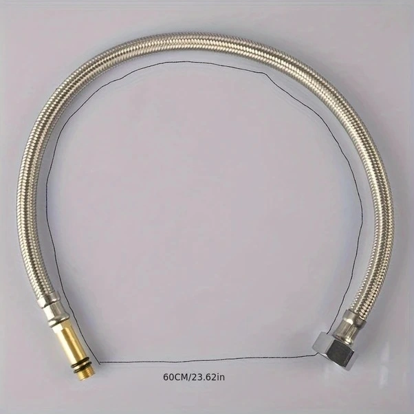 Trendooze Sunshine022 Paslanmaz Çelik Örgülü Su Isıtıcı Hortumu 23.62 Inç 2 Parça Evye Bağlantı Diğer