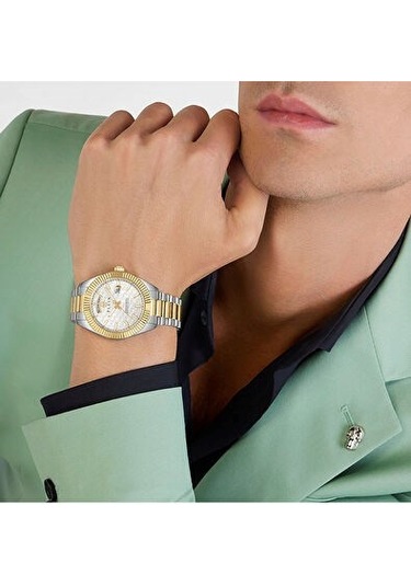 Philipp Plein Pwpna0324 Altın Rengi Kol Saati Metalik